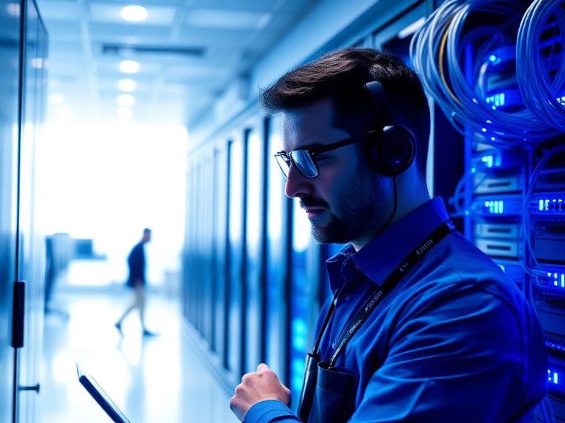 Installation de fibre optique